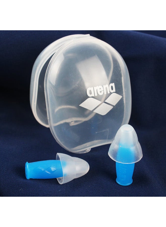 Arena Silicone Waterproof Swimming Earplugs, Shower Earplugs, Sound Conducting, Soft And Comfortable, Ear-friendly, Uni, Axe002-blu, Blue - Image 2