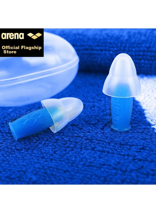 Arena Silicone Waterproof Swimming Earplugs, Shower Earplugs, Sound Conducting, Soft And Comfortable, Ear-friendly, Uni, Axe002-blu, Blue - Image 1