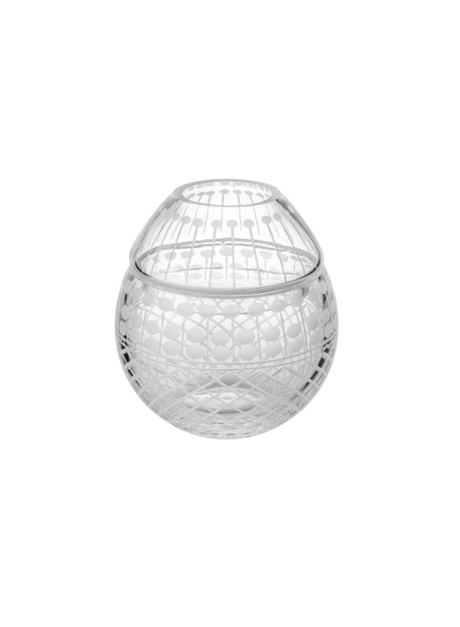 byblos Crystal Travel Tissue Box, Laser Engraved, Clear Colour  - Image 2