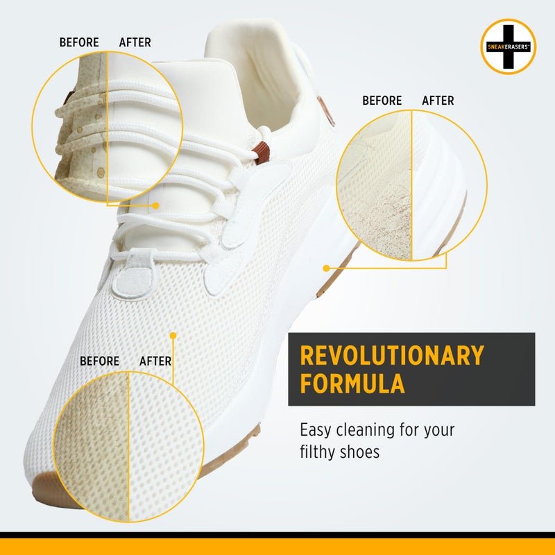SneakERASERS Overnight Soak, Shoe and Sneaker Cleaner, Easy Detergent for Sneakers athletic shoes, and more. No fuss! - Image 3