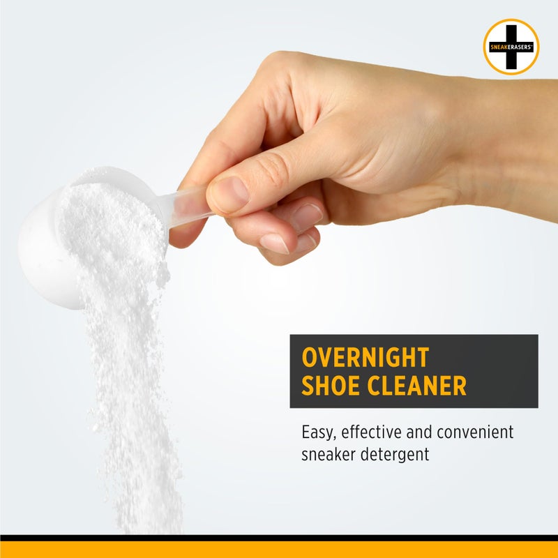 SneakERASERS Overnight Soak, Shoe and Sneaker Cleaner, Easy Detergent for Sneakers athletic shoes, and more. No fuss! - Image 2