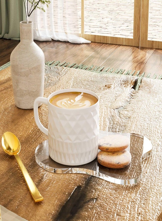 Leadiy Acrylic Coaster Decorative Plates, Irregular Bar Drink Coaster,Perfect for Tabletop Protection and Accessories Display. - Image 2
