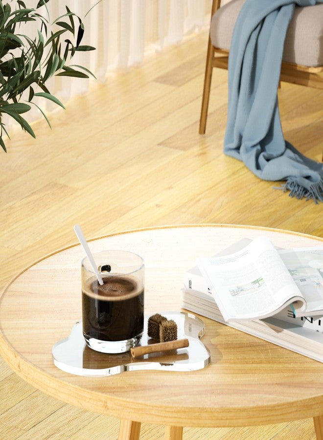 Leadiy Acrylic Coaster Decorative Plates, Irregular Bar Drink Coaster,Perfect for Tabletop Protection and Accessories Display. - Image 4