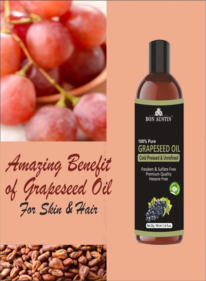 Bon Austin 100% Pure & Natural Blackseed Oil & Grapeseed Oil Combo pack of 2 bottles of 100 ml(200 ml) - Image 4