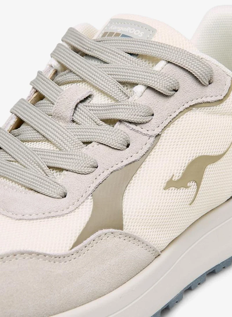 kangaROOS BEIGE Men's Lace-Up Sports Shoes for Men | Best Price UAE