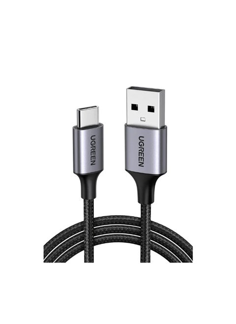UGREEN USB-A to USB-C Cable Nickel Plating Aluminum Braid 1M Black