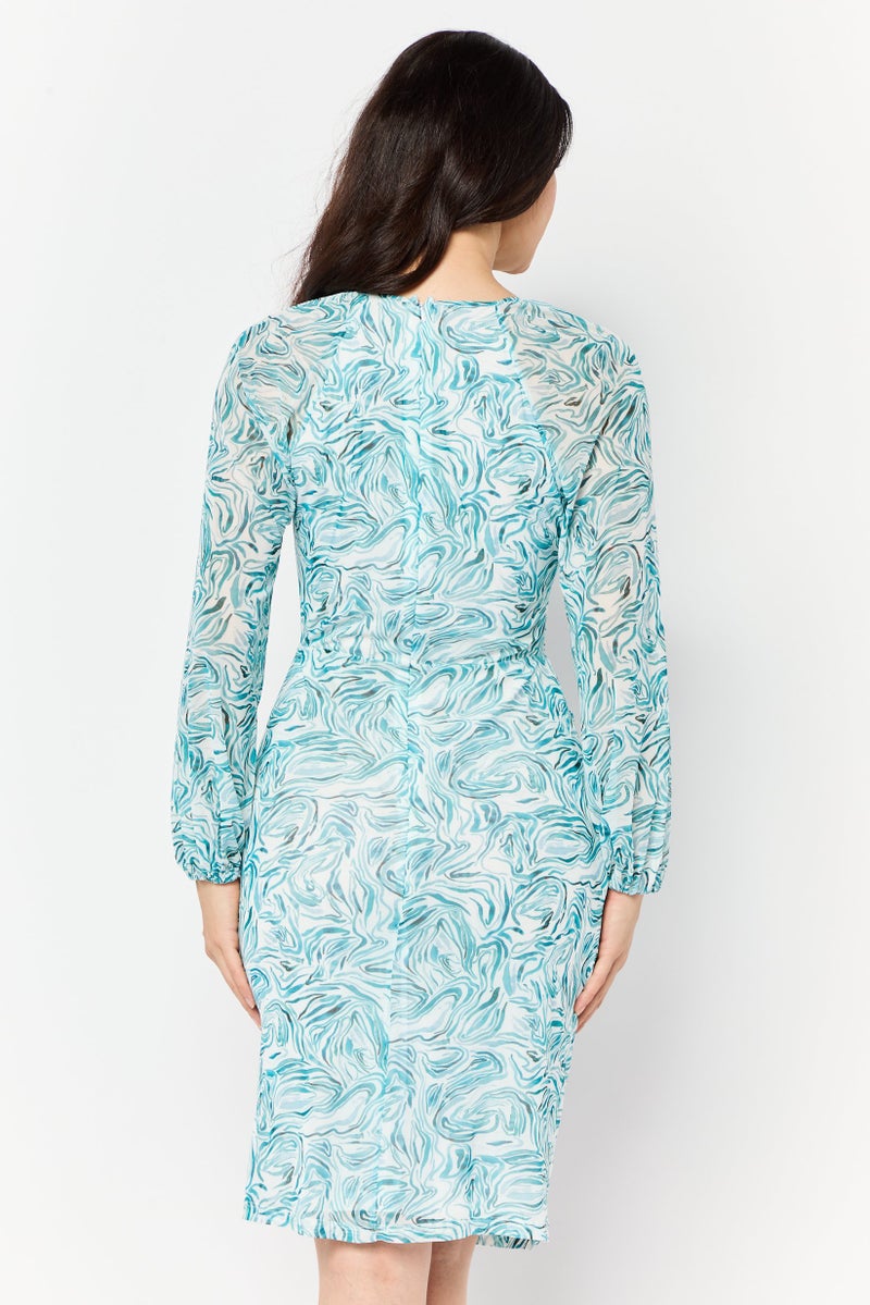 Phase Eight Women Allover Print Mini Dress, Multicolor - Image 2