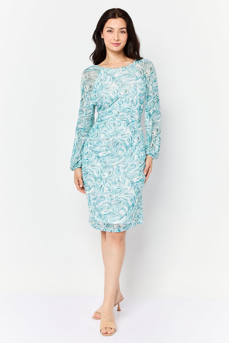 Phase Eight Women Allover Print Mini Dress, Multicolor - Image 4