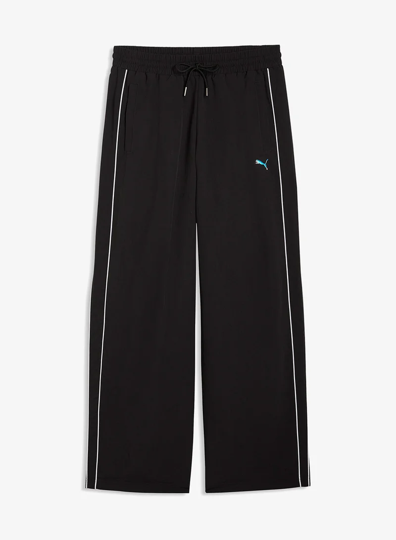PUMA T7 Piping Relaxed Woven Track Pants