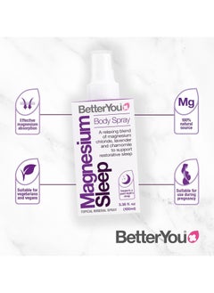 BetterYou Magnesium Sleep Body Spray 100 ml  - Image 3