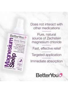 BetterYou Magnesium Sleep Body Spray 100 ml  - Image 4
