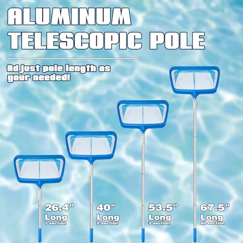 Tavaleu Pool Skimmer Net with Pole - Image 3