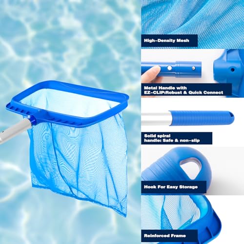 Tavaleu Pool Skimmer Net with Pole - Image 4