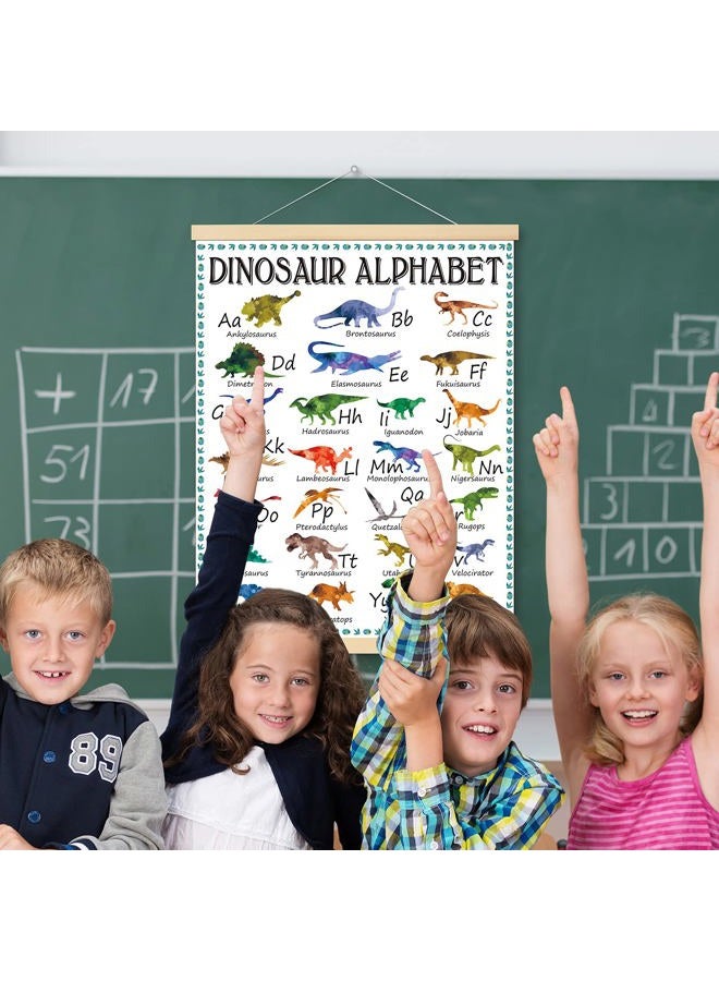 Outus Dinosaur Alphabet Chart Hanger - Educational Poster A to Z Names for Preschool and Kindergarten - Classroom Decorations and Learning Chart - Image 4