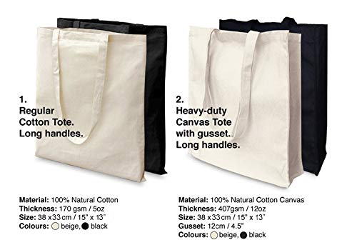 Andes Heavy Duty Flat-Bottom Canvas Tote Bag with Side Pockets - Handmade from12oz 100% Cotton, Reusable & Durable, Four Cats at Home - Image 4