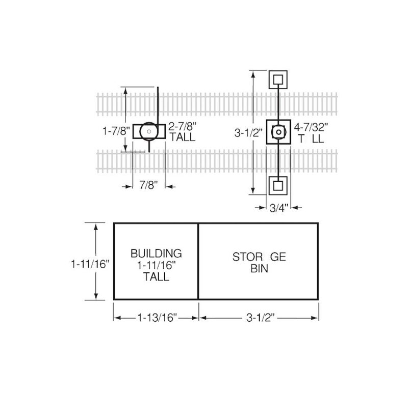 Walthers Cornerstone مجموعة وولثرز كورنرستون® مقاييس N برج الصنفرة وبيت التجفيف، 8، رمادي - Image 2