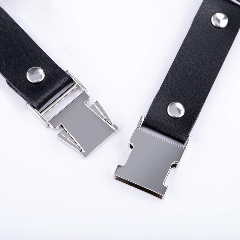 MILAKOO Women's Gothic Leg Ring Punk Alloy Buckle Harness Garter Belt Adjustable Thigh Loop - Image 3