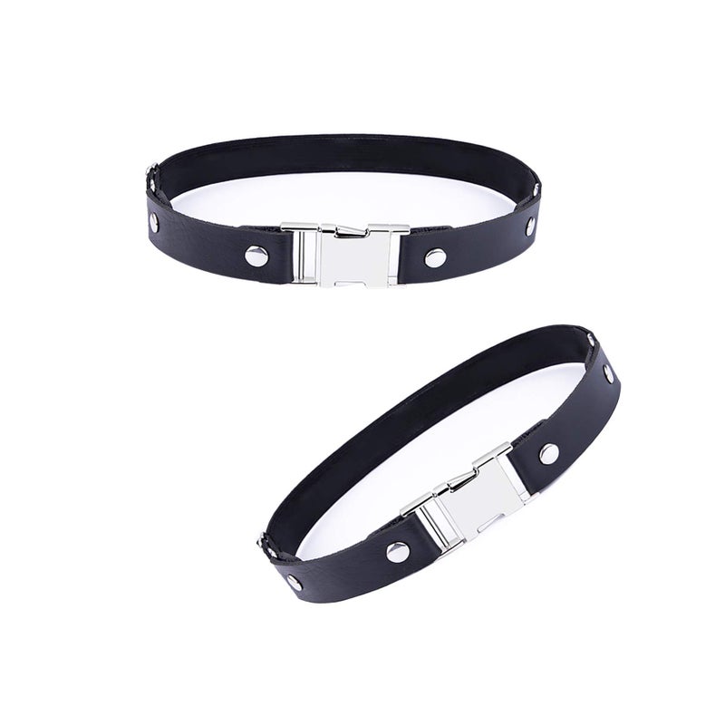 MILAKOO Women's Gothic Leg Ring Punk Alloy Buckle Harness Garter Belt Adjustable Thigh Loop - Image 1