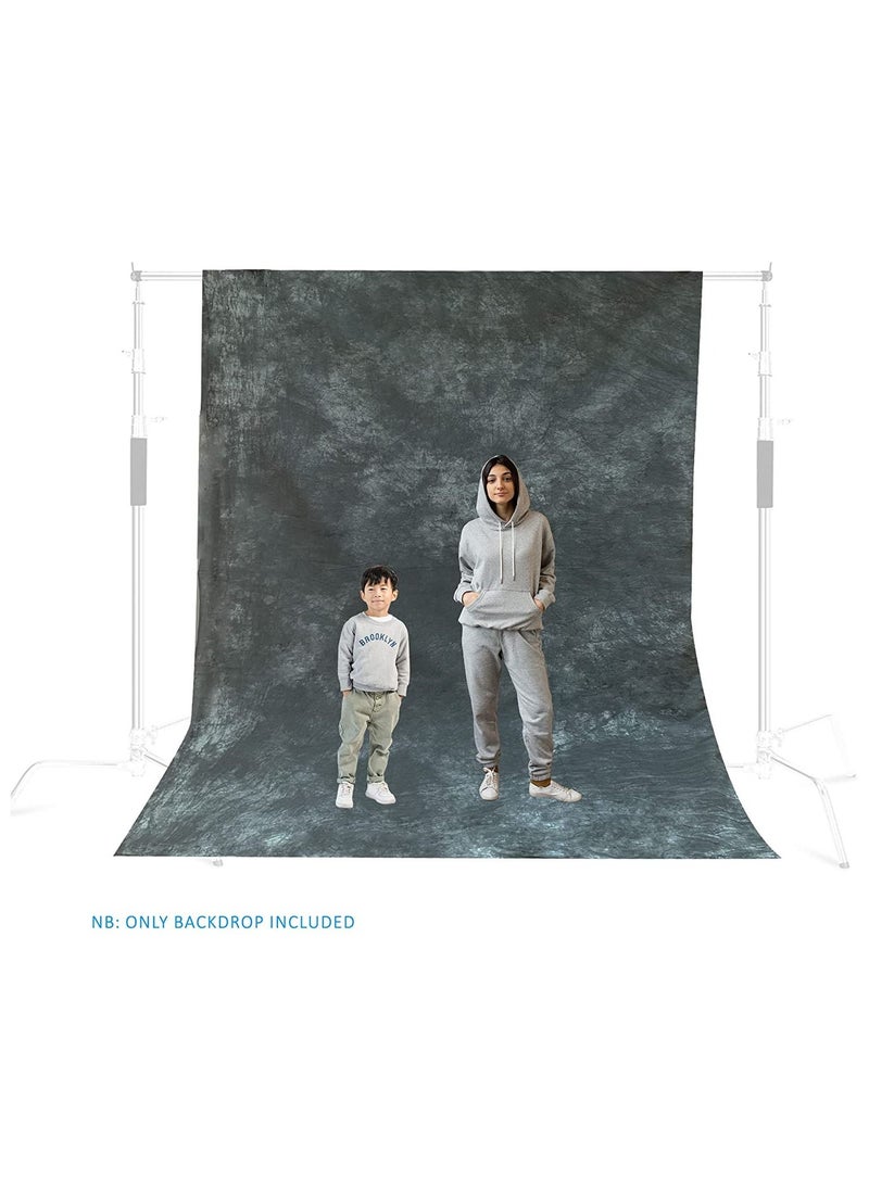 Coopic - COOPIC RM05 Photography Backdrop (3MX6M) Art Fabric Smoky Dark Gray Photography Background For Photo Studio Props. - Image 1