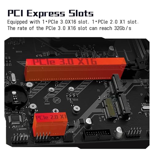MACHINIST B450 AM4-K Motherboard for AMD Ryzen 1-5th gen Processors (DDR4 Max 128GB, NVME M.2, PCIe 3.0, SATA 3.0, USB 3.0, DP VGA HDMI-Compatible, Gigabit LAN, M-ATX) - Image 5