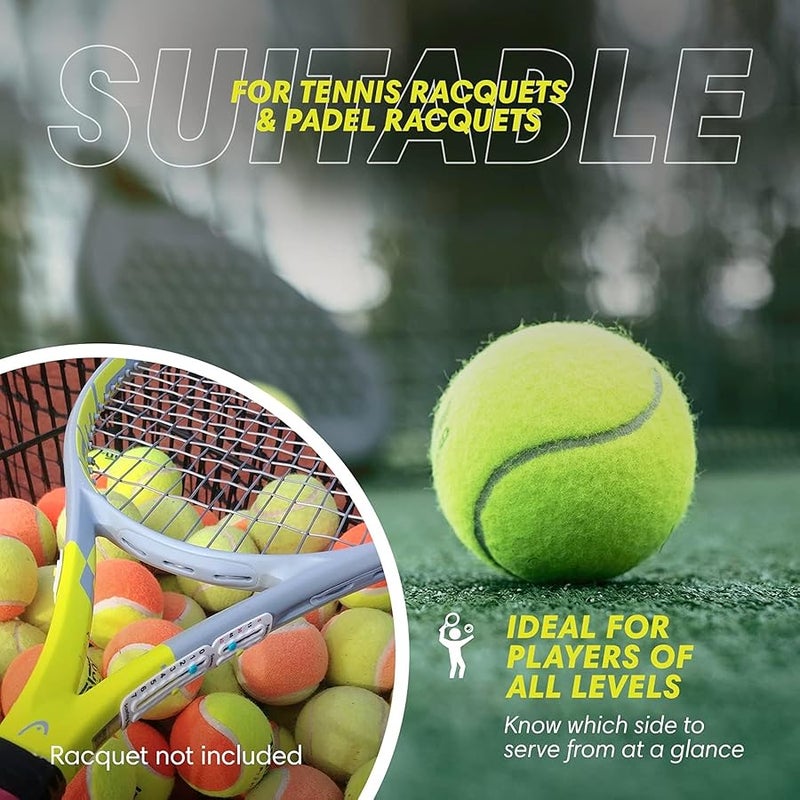 Scoring Right Portable Tennis Racket and Padel Scorekeeper, Easily Mounted Small Score Board to Keep Score of Points, Games, and Sets, ITF Conforming and Lightweight Mini Score Keeper, 1.9g, White - Image 5