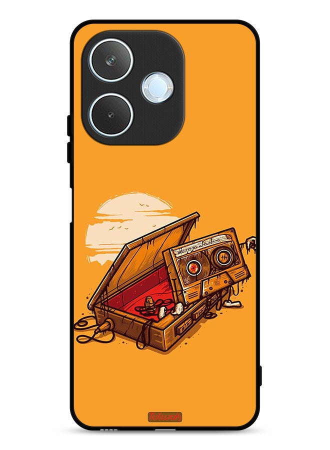 Tolwak Oppo A5 Pro Protective Case Cover Cassette And Tape Art - Image 1