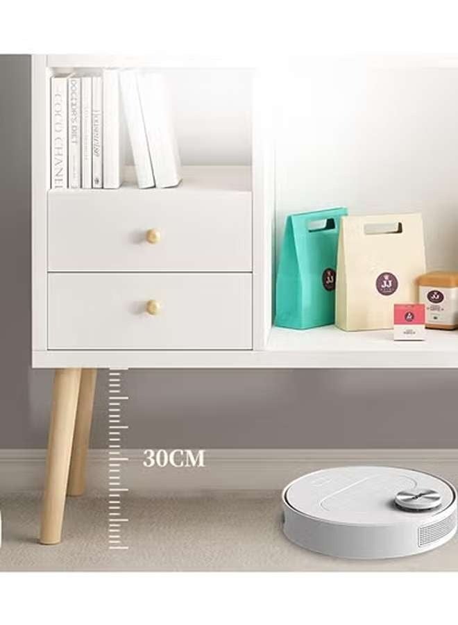 AGD Modern Buffet Sideboard with 2 Storage Drawers White - Image 4