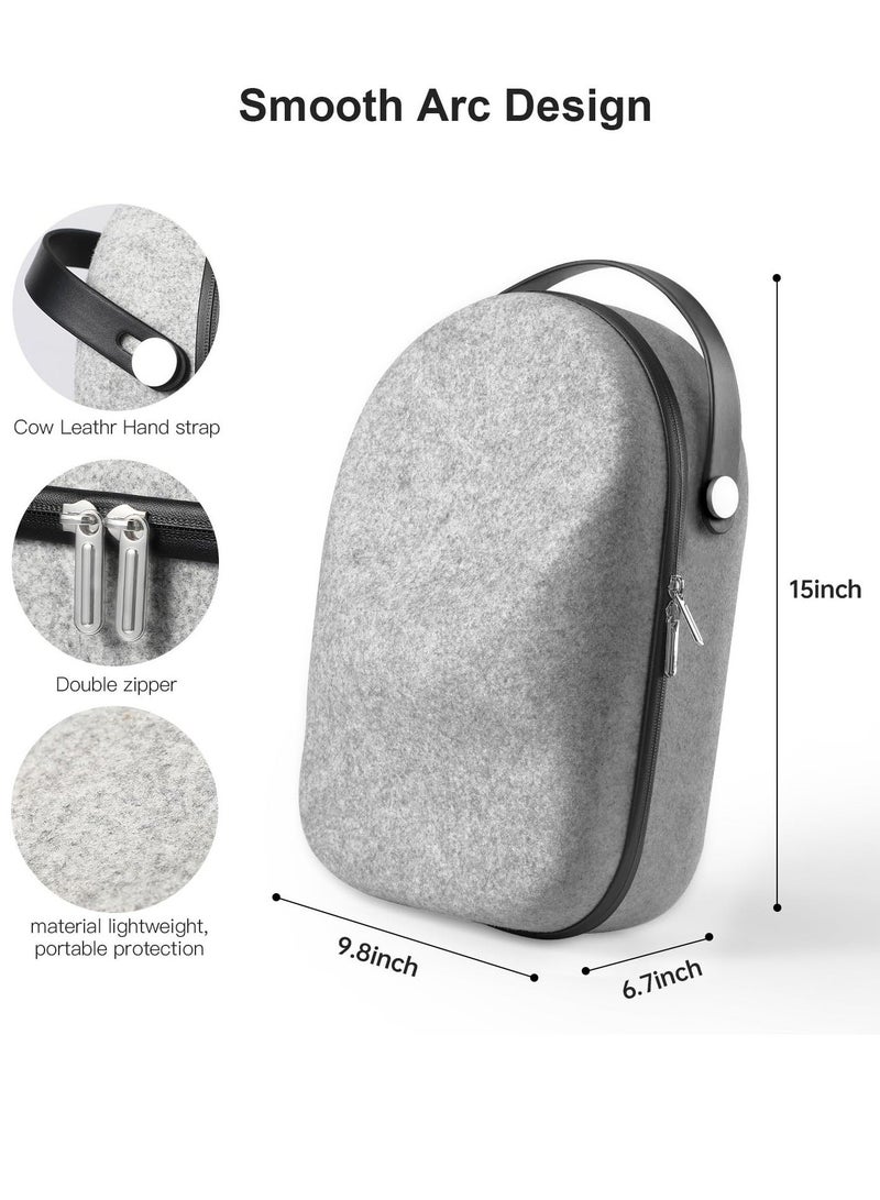Hard Carrying Case for Meta Oculus Quest 2/Quest 3/Vision Pro Original/Elite Version VR Gaming Headset and Touch Controllers - Travel and Home Storage Compatible Accessories - Image 5