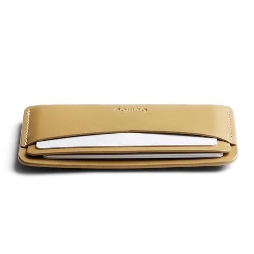BELLROY حافظة بطاقات بيلروي (حافظة بطاقات جلدية بسيطة مع مساحة تصل إلى 4 بطاقات) - خردلي - Image 4