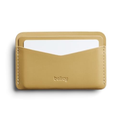 BELLROY حافظة بطاقات بيلروي (حافظة بطاقات جلدية بسيطة مع مساحة تصل إلى 4 بطاقات) - خردلي - Image 2