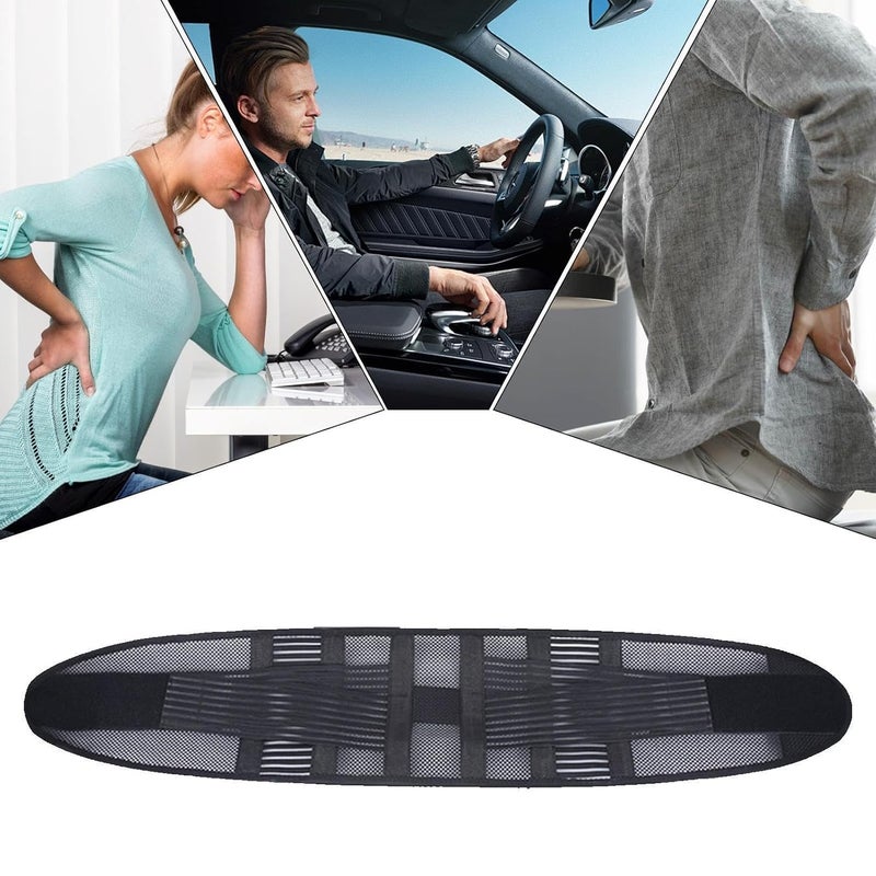 Lower Back Brace - Adjustable Waist Support for Men | Multipurpose Workout Back Brace, Lightweight Breathable Lumbar Supports Accessories for Indoor Home Living Room - Image 4