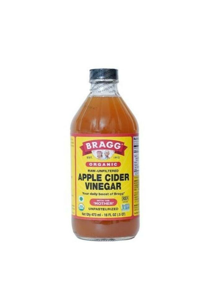 Bragg Organic Raw Apple Cider Vinegar Health Supplement 473ml