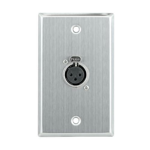 Skywalker Saga Elite™ XLR-F1 Single-Gang Wall Plate with Female XLR Connector - Image 1