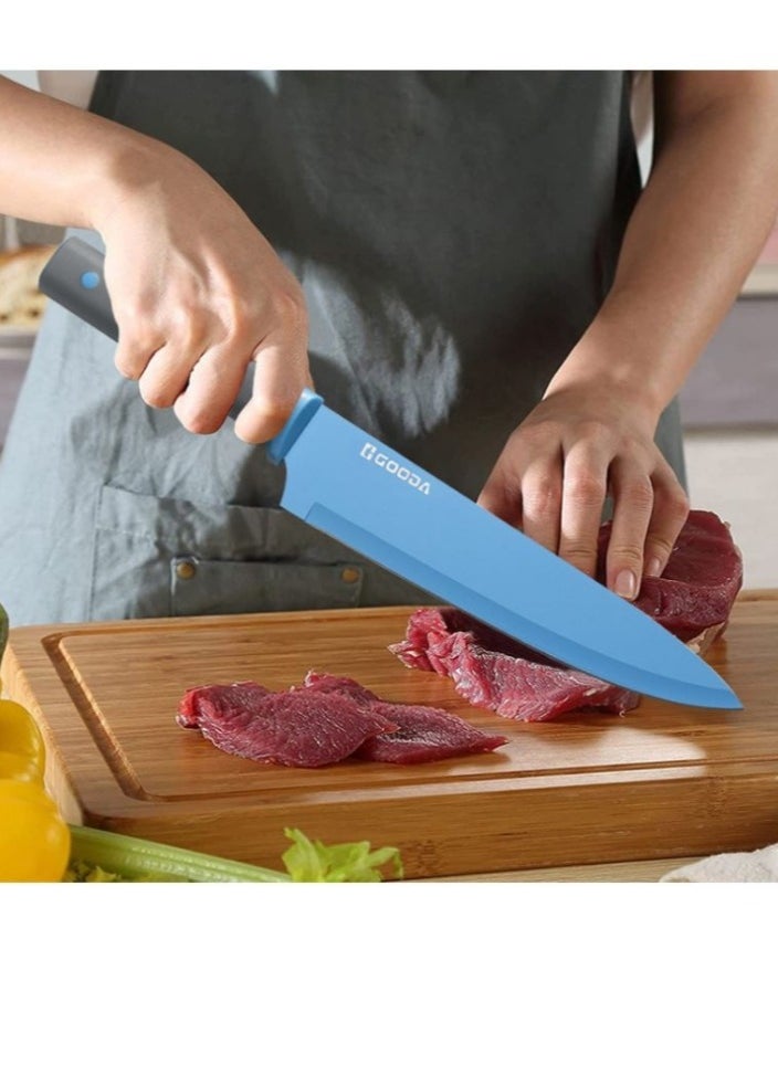 GOODA - GOODA 11-Piece High Carbon Stainless Steel Knife Set With Built-In Sharpener - Image 1