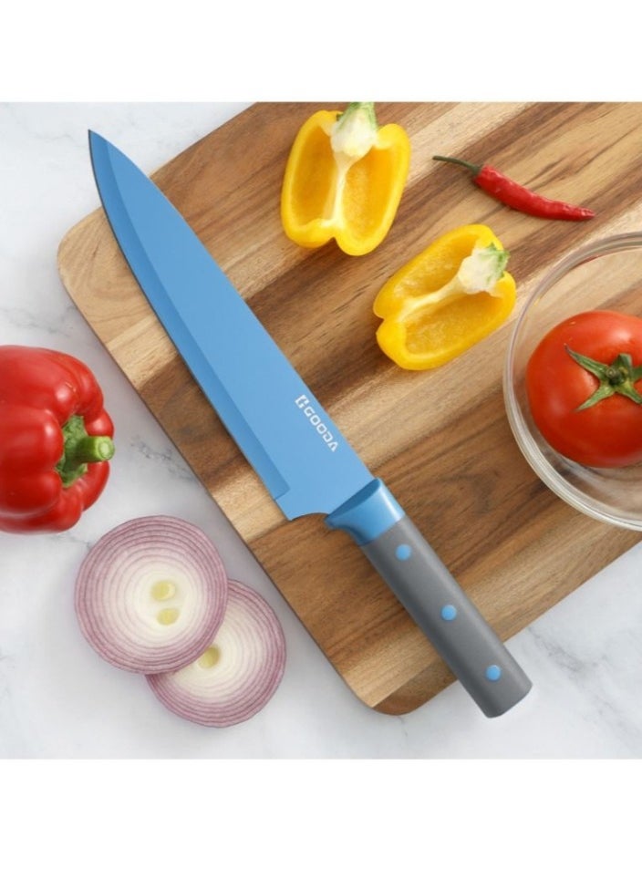 GOODA - GOODA 11-Piece High Carbon Stainless Steel Knife Set With Built-In Sharpener - Image 1