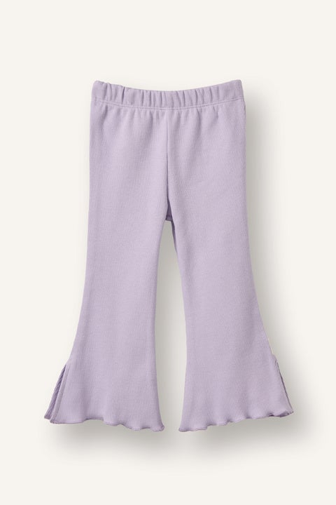 Purple BabyGirl Baby Girl Ribbed Camisole Leggings Casual