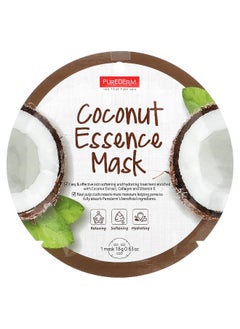 Pure Derm Purederm, Coconut Essence Beauty Mask, 12 Sheets, 0.63 oz (18 g) Each  - Image 1