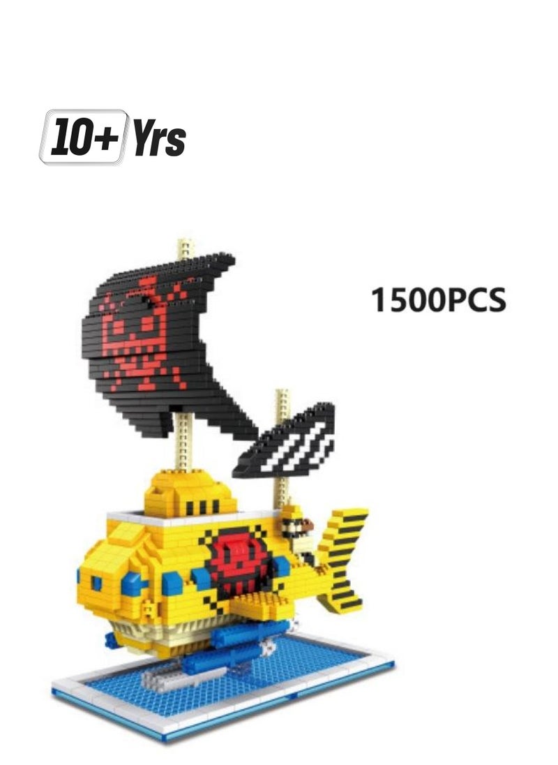 General 1500 Pcs One Piece Polar Tang Building Block Children's Birthday Gift 