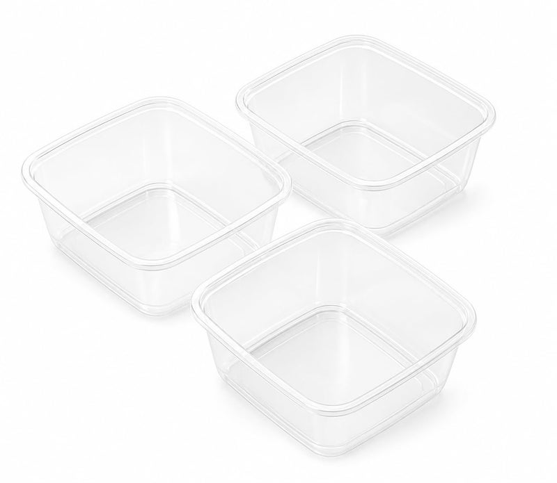 Disposable Meal Prep Containers, 1000ml Clear Leakproof Meal Prep Containers, Microwave, Freezer & Dishwasher Safe, Stackable (10) - Image 3