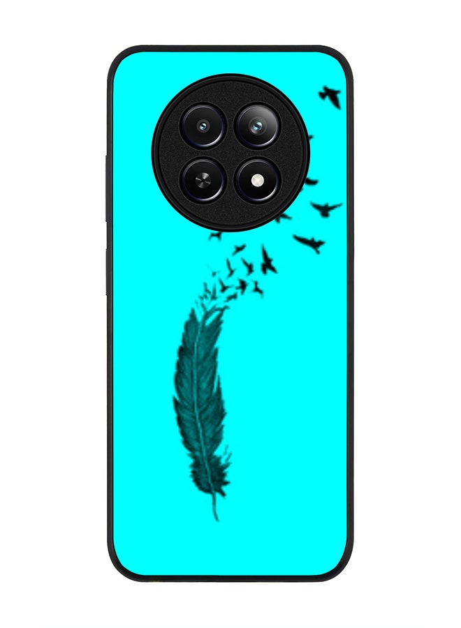 Stylizedd Rugged Black edge case for Realme 12 / Realme 12x, Slim fit Soft Case Flexible Anti Drop TPU Gel Thin Cover -  Birds Of A Feather - Image 1