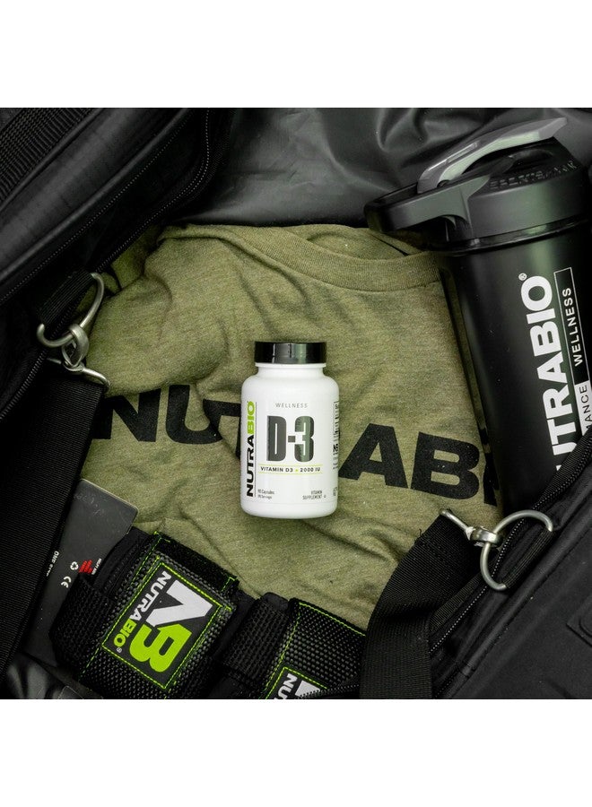 NutraBio Vitamin D (2000 IU), Immune Support - 90 Vegetable Capsules - Image 5