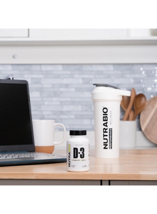 NutraBio Vitamin D (2000 IU), Immune Support - 90 Vegetable Capsules - Image 4