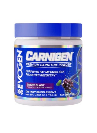 evogen l carnitine Carnigen - Premium Powder | Supports Fat Metabolism & Promotes Recovery hitting supplements Carnigen Premium Liquid Carnitine