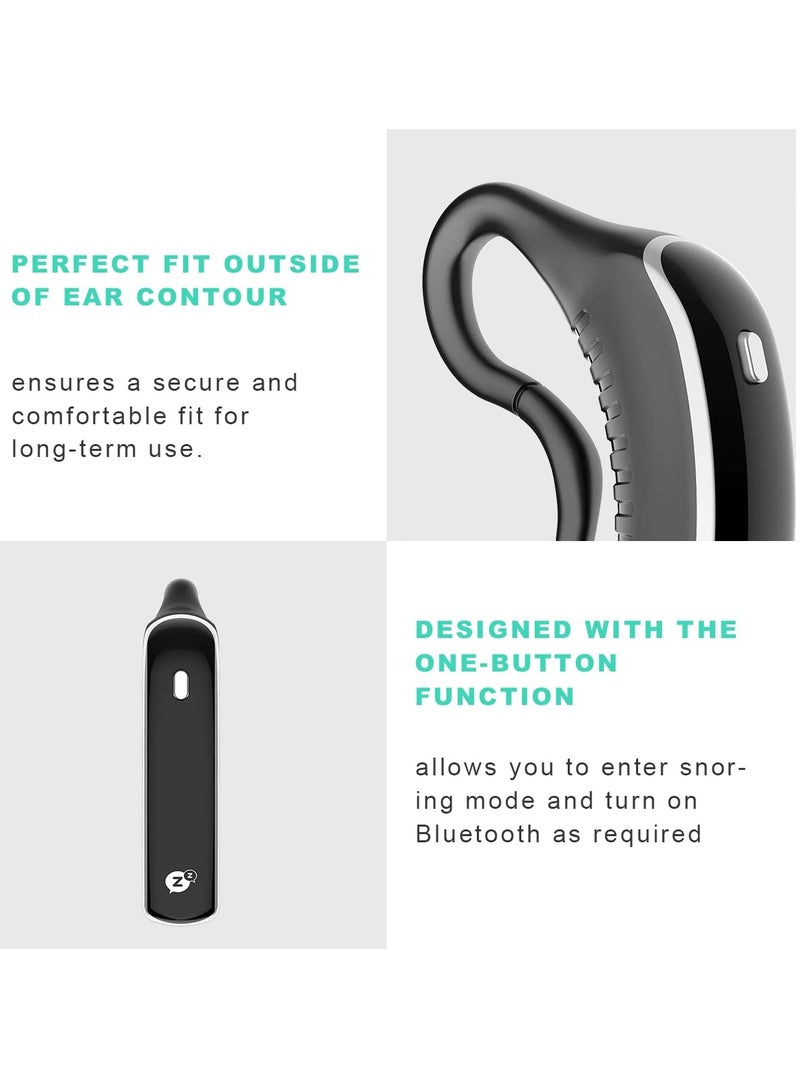 Smart Snore Earset: Anti-Snoring Device with App for Sleep Data Analysis and Snore Relief - Effective Snoring Solution for Better Sleep Quality. - Image 4