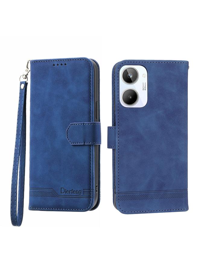 S-TOP Case For Realme 10 4G Dierfeng Dream Line Leather Phone Case - Image 1