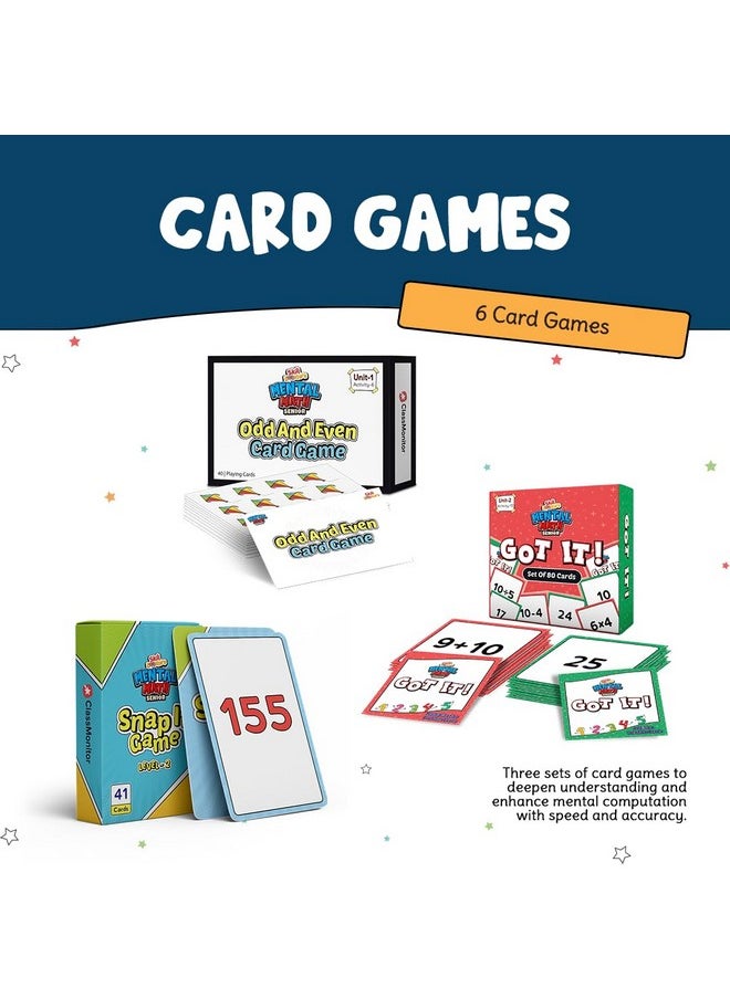 ClassMonitor ClassMonitor Senior Mental Math Kit for Ages 6+ | Challenging Math Activities for Kids | 180+ Activities| Boosts Numeracy and Logical Thinking | Developed by Expert Educators and Mathematicians  - Image 2
