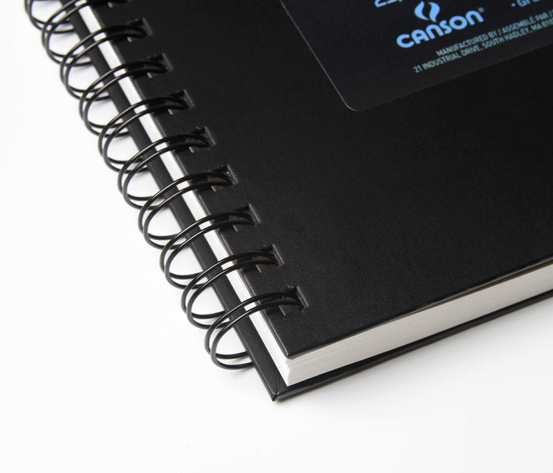 Canson XL Series Art Book Watercolor, Midweight White Paper, Side Wire Binding, 48 Sheets, 8.5x11 inch - Image 3