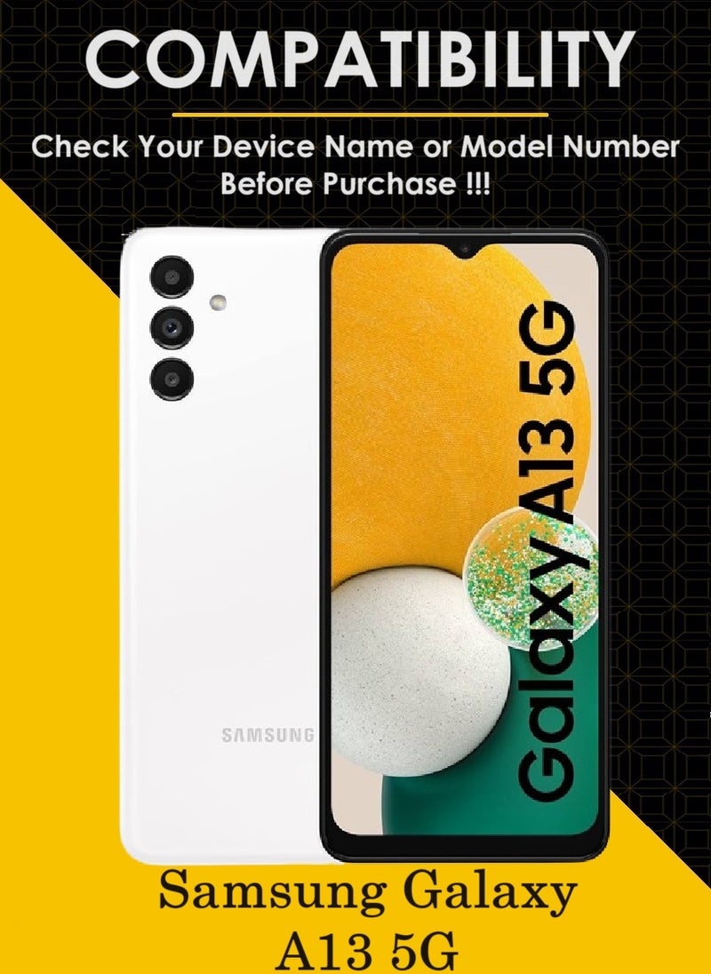 AINA 5 Pieces Tempered Glass Screen Protector 5D Designed For Samsung Galaxy A13 5G Full Glue Edge to Edge Full Screen Coverage And Bubble Free - Image 3