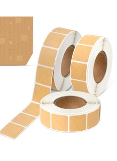 Excefore 3000pcs Square Target Pasters, 3 Rolls Self Adhesive 0.87 Inch Target Labels Easy to Peel & Stick Square Roll Stickers Paper Shooting Targets for The Range  - Image 1