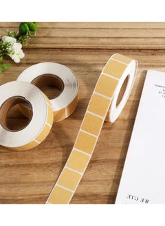 Excefore 3000pcs Square Target Pasters, 3 Rolls Self Adhesive 0.87 Inch Target Labels Easy to Peel & Stick Square Roll Stickers Paper Shooting Targets for The Range  - Image 3